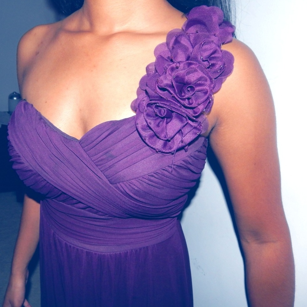 Dark Purple DB Studio Bridesmaid Dress